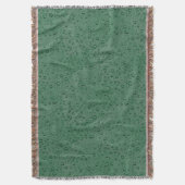 Groene waterdruppels deken (Voorkant Verticaal)