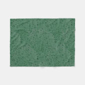 Groene waterdruppels fleece deken (Voorkant (Horizontaal))