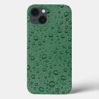 Groene waterdruppels Hoesje-Mate iPhone case