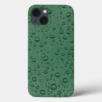 Groene waterdruppels Hoesje-Mate iPhone case