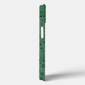 Groene waterdruppels Hoesje-Mate iPhone case (Achterkant / Rechts)