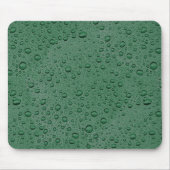 Groene waterdruppels muismat (Voorkant)