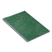Groene waterdruppels notitieboek (Rechterzijde)