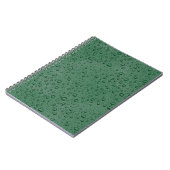 Groene waterdruppels notitieboek (Linkerzijde)