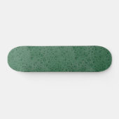 Groene waterdruppels persoonlijk skateboard (Horizontaal)
