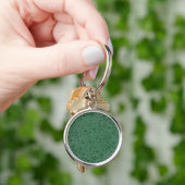 Groene waterdruppels sleutelhanger (Hand)