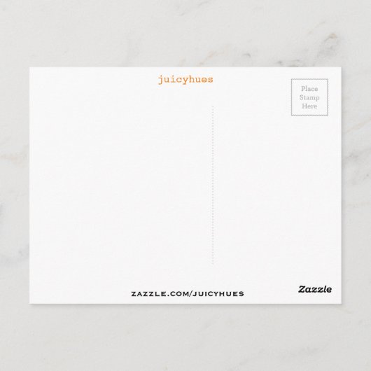 Groene waterdruppels, waterkunst briefkaart (Achterkant)