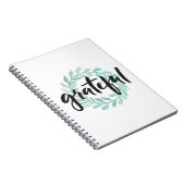 Groene waterkleur Grateful Wreatful Herfst Gratitu Notitieboek (Rechterzijde)