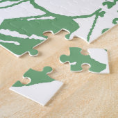 Groene Waterpuzzel Legpuzzel (Zijkant)