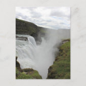 Groene waterval briefkaart (Voorkant)