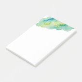 Groene Waterverf Accent Post-it® Notes (Schuin)