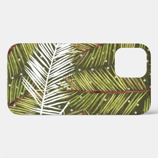 Groene Waterverf bladeren: naadloze illustratie Case-Mate iPhone Case (Achterkant (horizontaal))