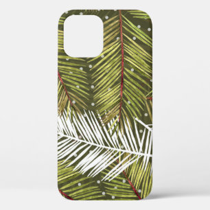 Groene Waterverf bladeren: naadloze illustratie Case-Mate iPhone Case