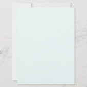 Groene Waterverf Bloemen 11e verjaardag Kaart (Achterkant)