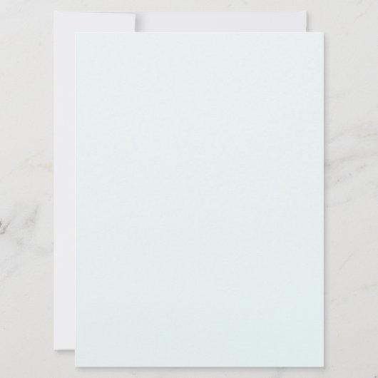 Groene Waterverf Bloemen 11e verjaardag Kaart (Achterkant)