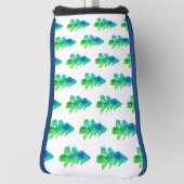 Groene Waterverf Bossen Golfheadcover (Draai 90)