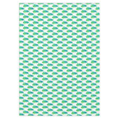Groene Waterverf Bossen Tafelkleed (Voorkant)