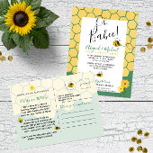 Groene Waterverf Bumble Bee 🐝 Budget Baby shower Briefkaart