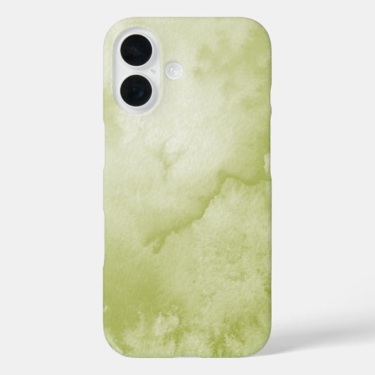 Groene Waterverf Case-Mate iPhone Case (Achterkant)