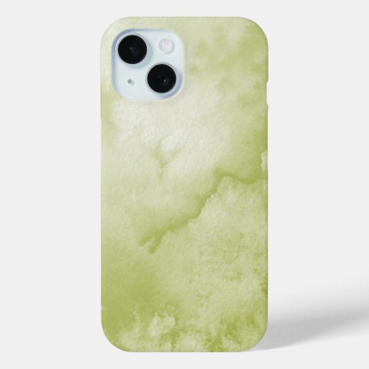 Groene Waterverf Case-Mate iPhone Case (Achterkant)
