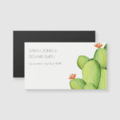 GROENE WATERVERF DESERT CACTUS BEWAREN DE DATUM (Voorkant / Achterkant)