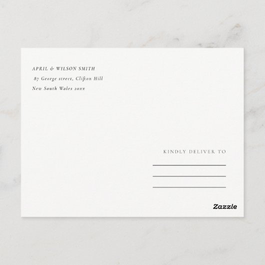 GROENE WATERVERF DESERT CACTUS FLOWER DANK U BRIEFKAART (Achterkant)