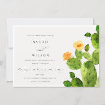 GROENE WATERVERF DESERT CACTUS FLOWER WEDING