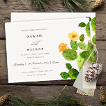 GROENE WATERVERF DESERT CACTUS FLOWER WEDING KAART<br><div class="desc">Als je nog meer aanpassingen of andere overeenkomende objecten nodig hebt,  kun je contact met me opnemen op yellowfebstudio@gmail.com</div>