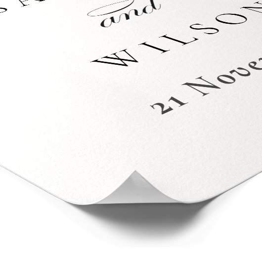 GROENE WATERVERF DESERT CACTUS FLOWER WEDING POSTER (Hoek)