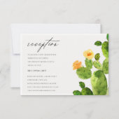 GROENE WATERVERF DESERT CACTUS STROOMOPNAME KAART (Voorkant)