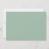 GROENE WATERVERF EUCALYPTUS BEWAREN ONZE DATUM AANKONDIGING (Achterkant)
