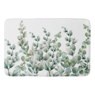 Groene Waterverf Eucalyptusblad Badmat