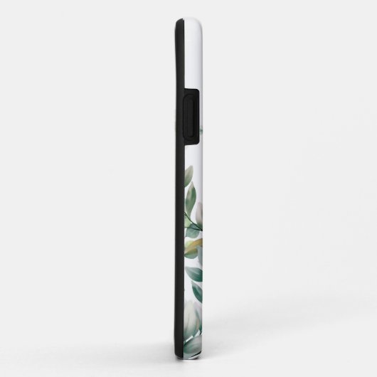 Groene Waterverf Eucalyptusblad Case-Mate iPhone Case (Achterkant/rechts)