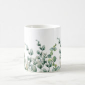 Groene Waterverf Eucalyptusblad Koffiemok (Center)