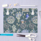  groene Waterverf Floral Tissuepapier (Craft)