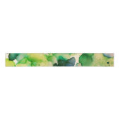 Groene Waterverf Fusion Grosgrain Lint (Voorkant)