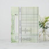 Groene Waterverf-immunisatiekaart (Staand voorkant)