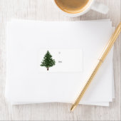 Groene Waterverf kerstboompijn - Gift Label (Insitu)