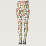 Groene Waterverf Kerstversieringen Patroon Leggings<br><div class="desc">Blijf dit seizoen gezellig met een paar kleurrijk handgetekende leggings. Maakt voor uitstekende geschenken voor het hele gezin om bij te passen!</div>