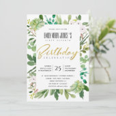 GROENE WATERVERF KRANS LOOF LEUFTIJDSONDERBOUND VE KAART (Staand voorkant)