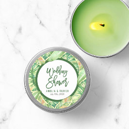 Groene Waterverf laat tropische weduwenschoen over Ronde Sticker