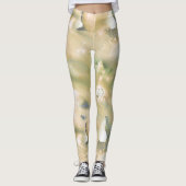 Groene waterverf leggings (Voorkant)
