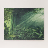 Groene waterverf legpuzzel (Horizontaal)