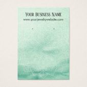 Groene Waterverf Mandala Verzamelen van Kaarten Visitekaartje (Voorkant)