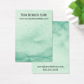 Groene Waterverf Mandala Verzamelen van Kaarten Visitekaartje (Bureau)