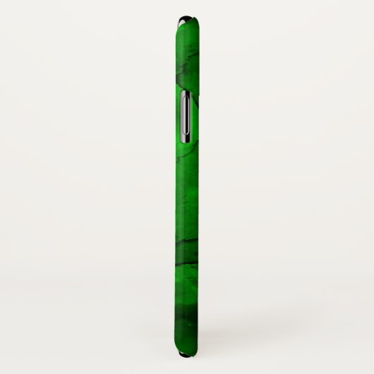 Groene Waterverf Mashup Apple iPhone X Hoesje (Achterkant / rechts)