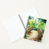 GROENE WATERVERF OERWOUD BRUG NOTITIEBOEK (Binnen)