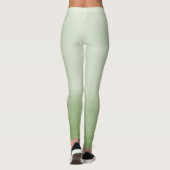 Groene Waterverf Ombre Leggings (Achterkant)