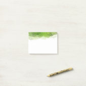 Groene Waterverf Post-it® Notes (Op bureau)