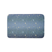 Groene Waterverf Rustieke Botanische Bloembloem Badmat (Voorkant)